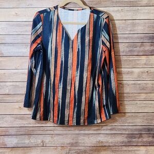 NWOT Striped lightweight top